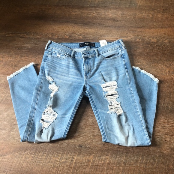 Hollister Denim - Hollister crop jeans
